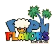 Pop'N Flavors e-commerce brand logo featured in custom Shopify website portfolio.